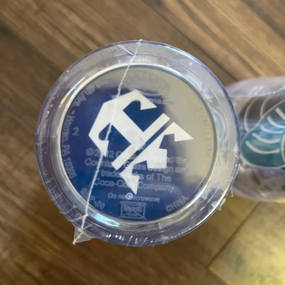 Royal Caribbean Cruise Coke Package Beverage Cup Tumbler Lot of 2 sealed New - Picture 7 of 7